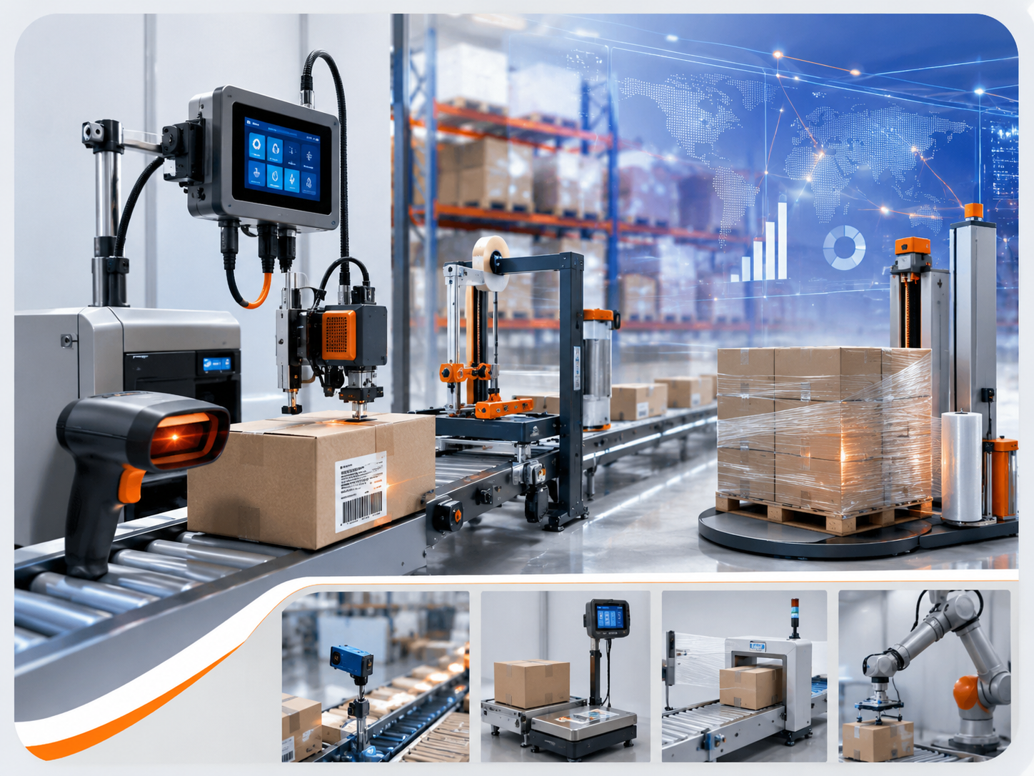 Equipos industriales de codificación y embalaje